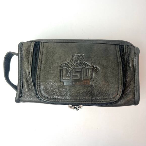 Canyon Outback Leather Louisiana State University LSU Toiletry Bag - Picture 8 of 11